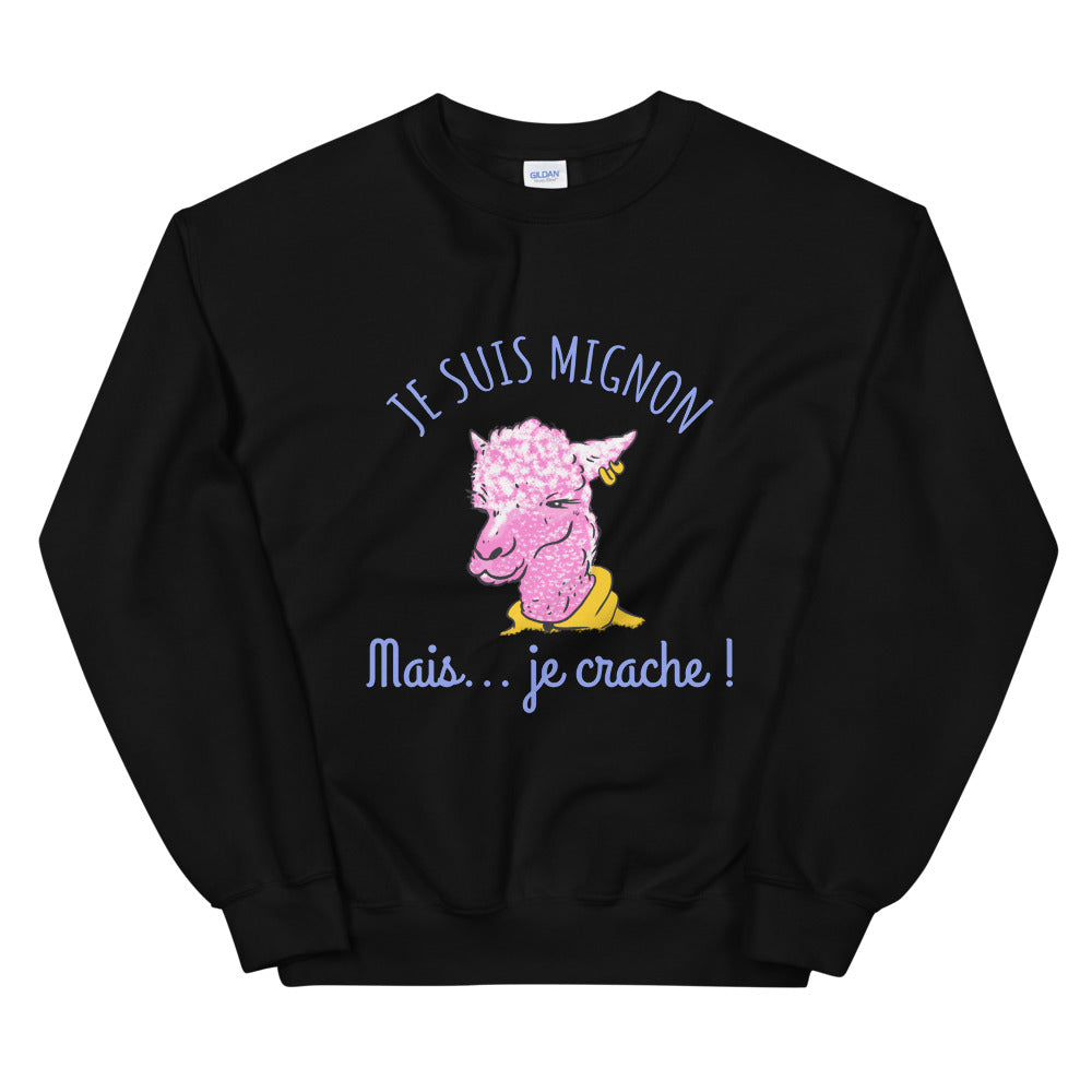 Sweat Llamma mignon Unisexe à Col Rond