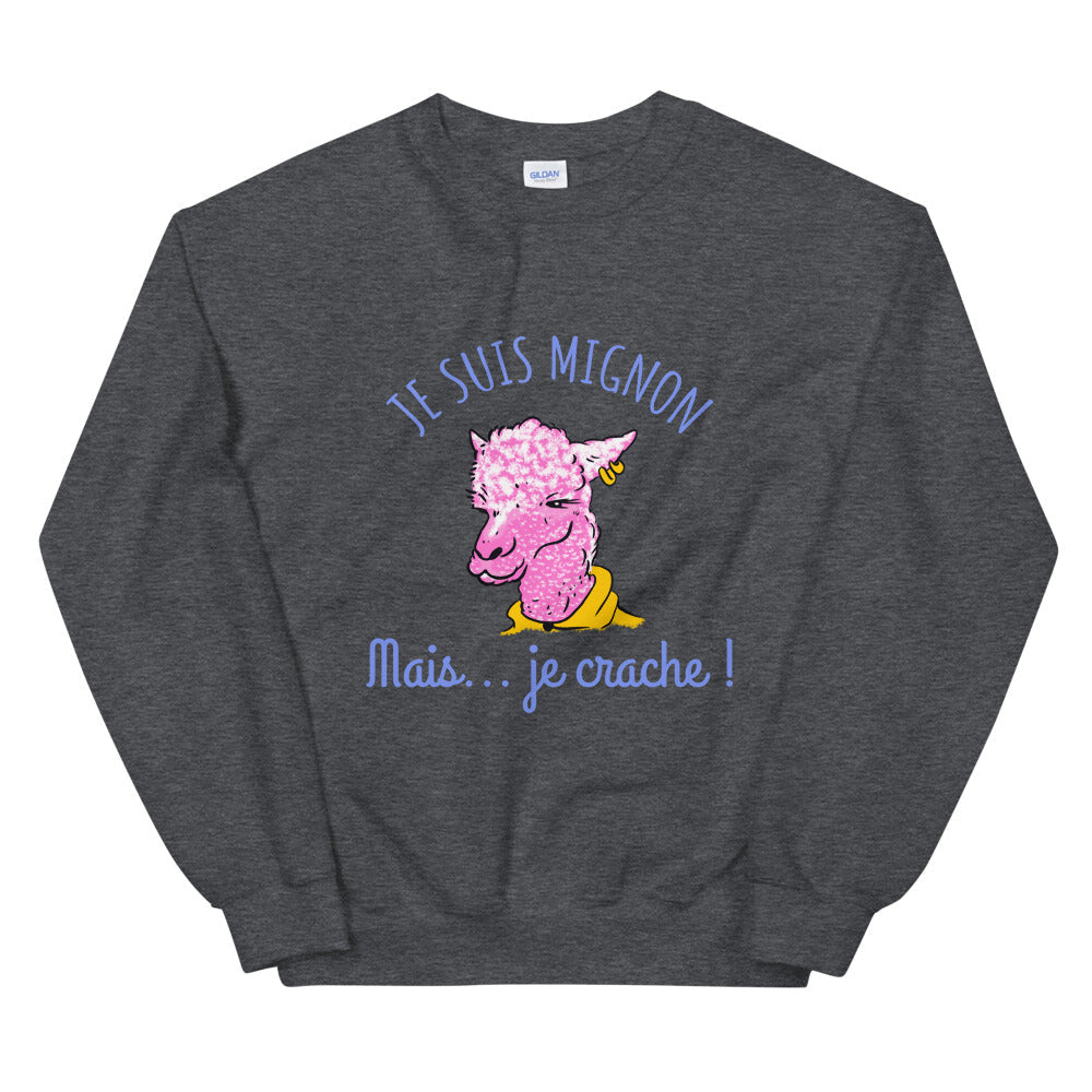 Sweat Llamma mignon Unisexe à Col Rond