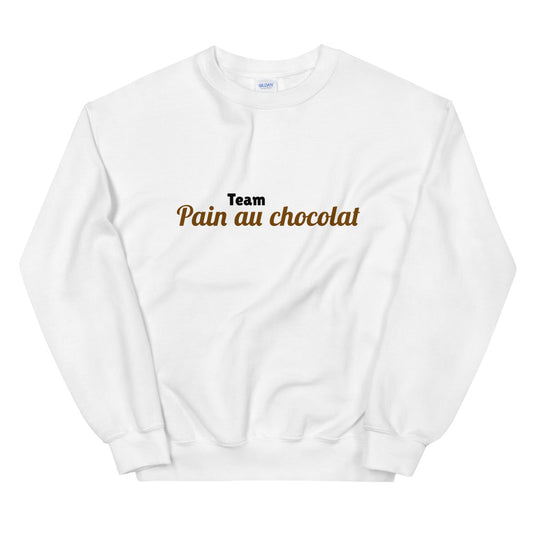 Sweat pain au chocolat Unisexe à Col Rond