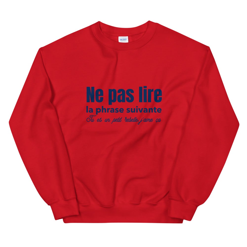Sweat petit rebelle Unisexe à Col Rond