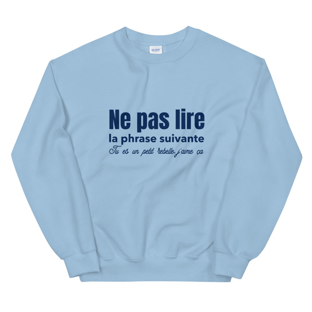Sweat petit rebelle Unisexe à Col Rond