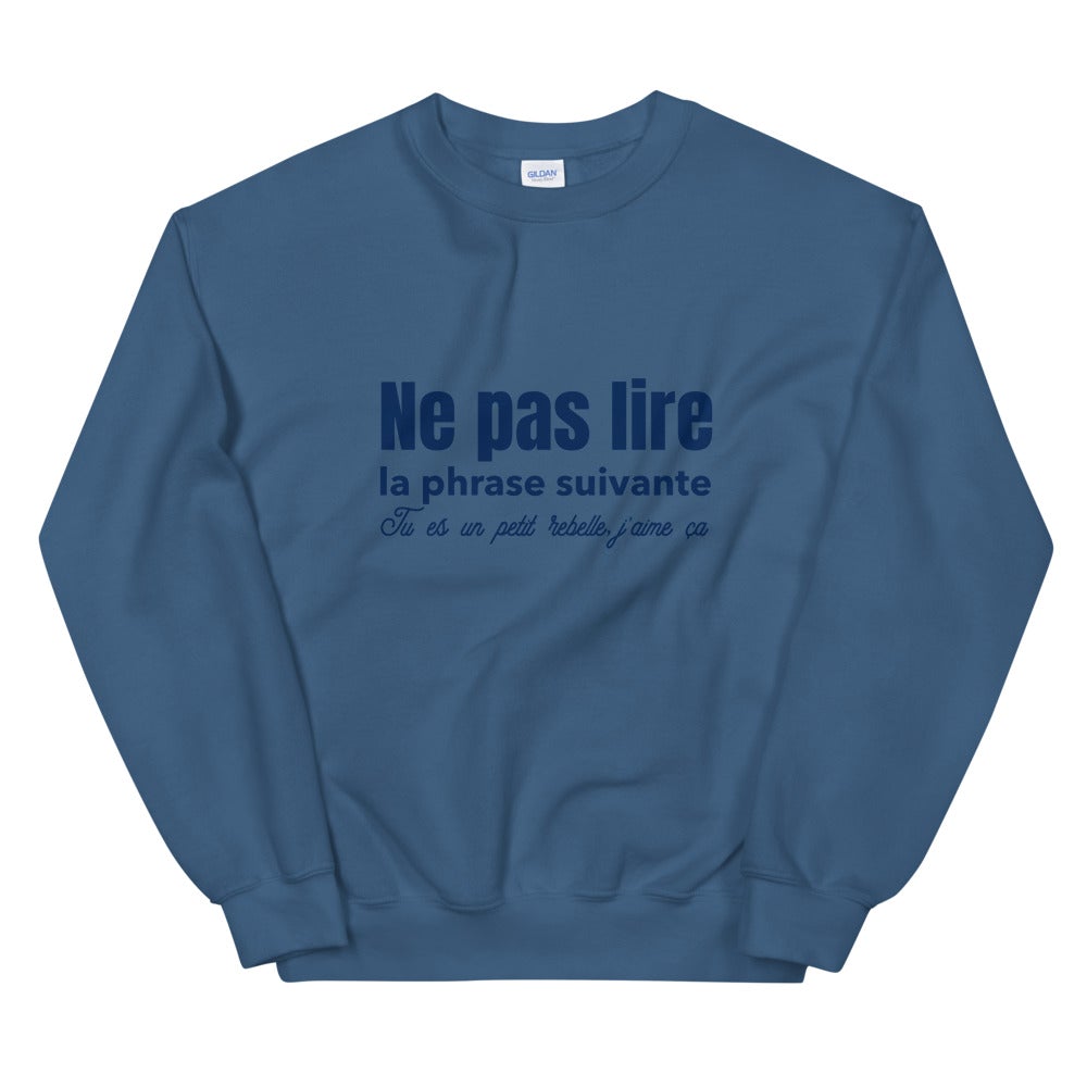 Sweat petit rebelle Unisexe à Col Rond