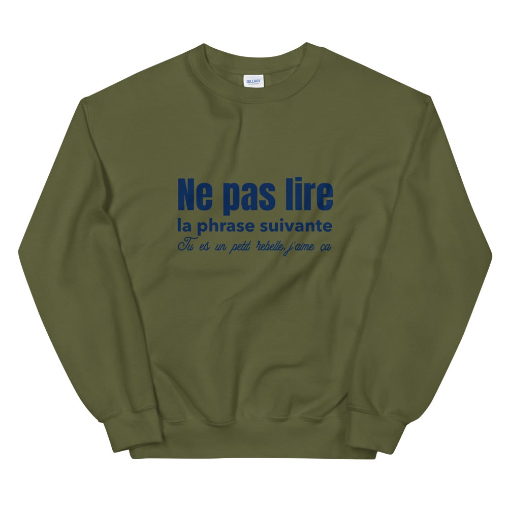 Sweat petit rebelle Unisexe à Col Rond