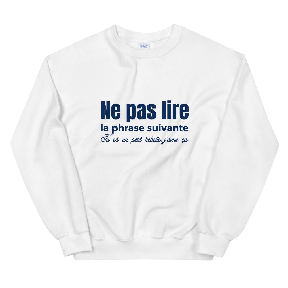 Sweat petit rebelle Unisexe à Col Rond