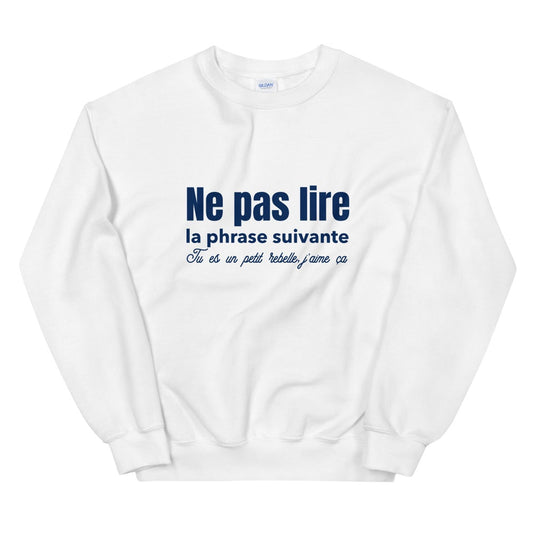 Sweat petit rebelle Unisexe à Col Rond
