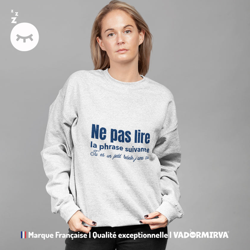 Sweat petit rebelle Unisexe à Col Rond