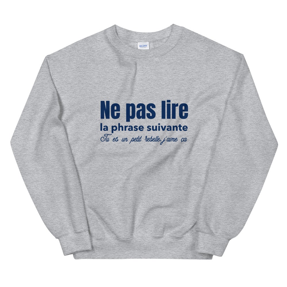 Sweat petit rebelle Unisexe à Col Rond