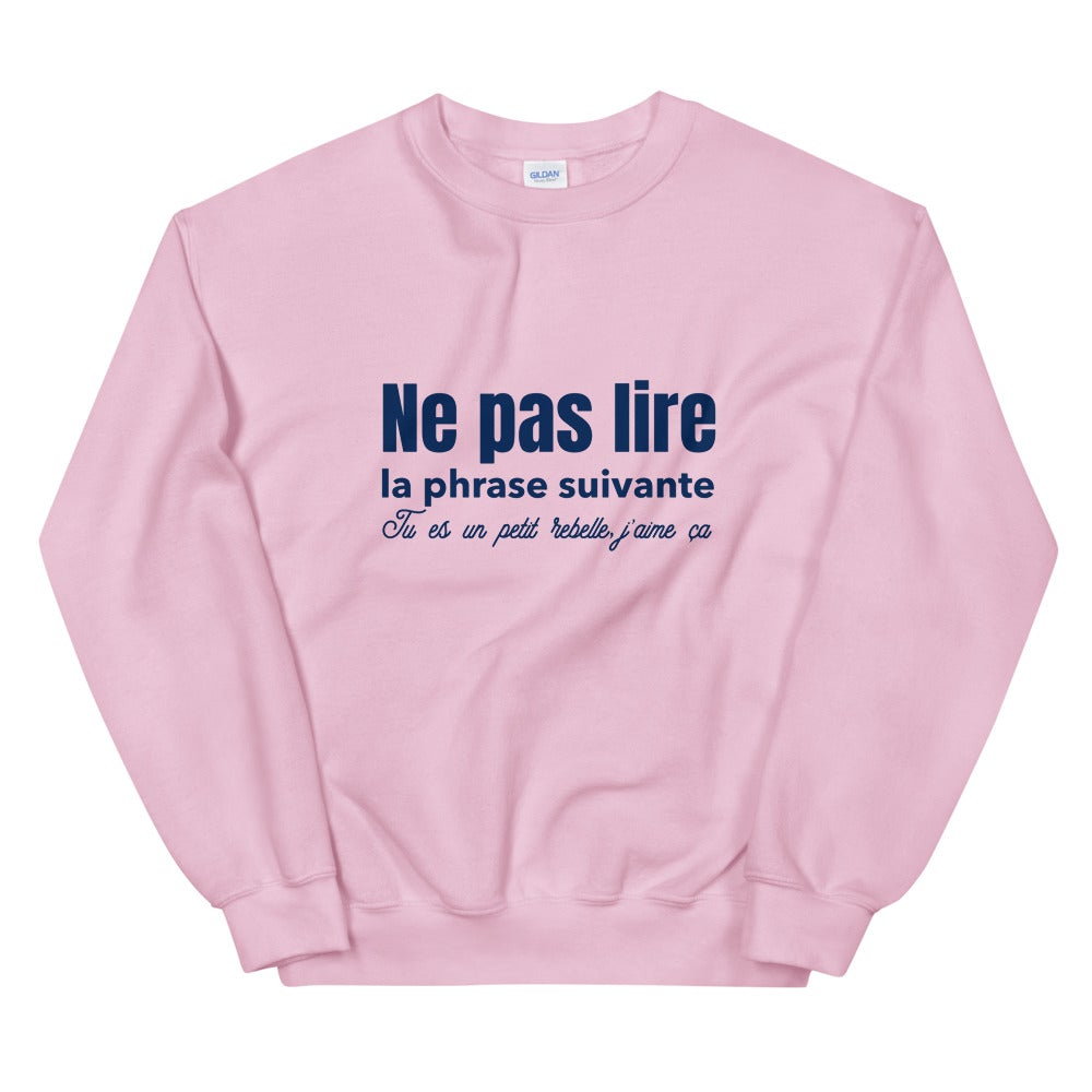 Sweat petit rebelle Unisexe à Col Rond