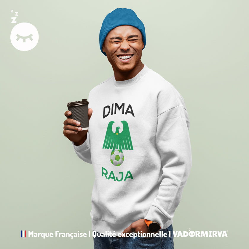 Sweat raja de casablanca club athlétic Unisexe à Col Rond