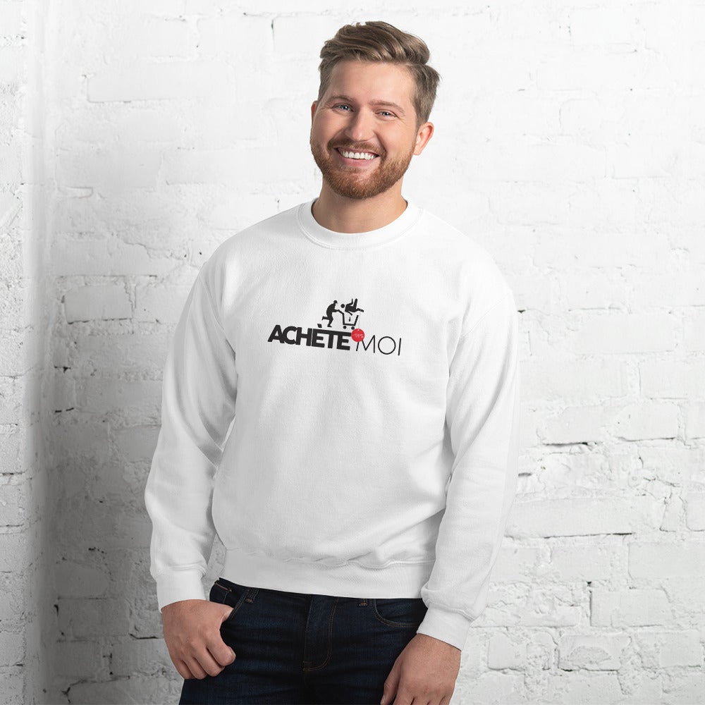 Sweat shirt couple "Achète moi" Unisexe