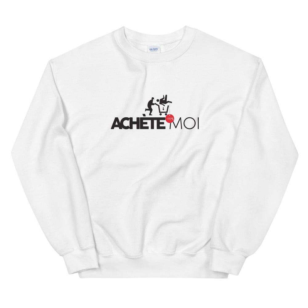 Sweat shirt couple "Achète moi" Unisexe