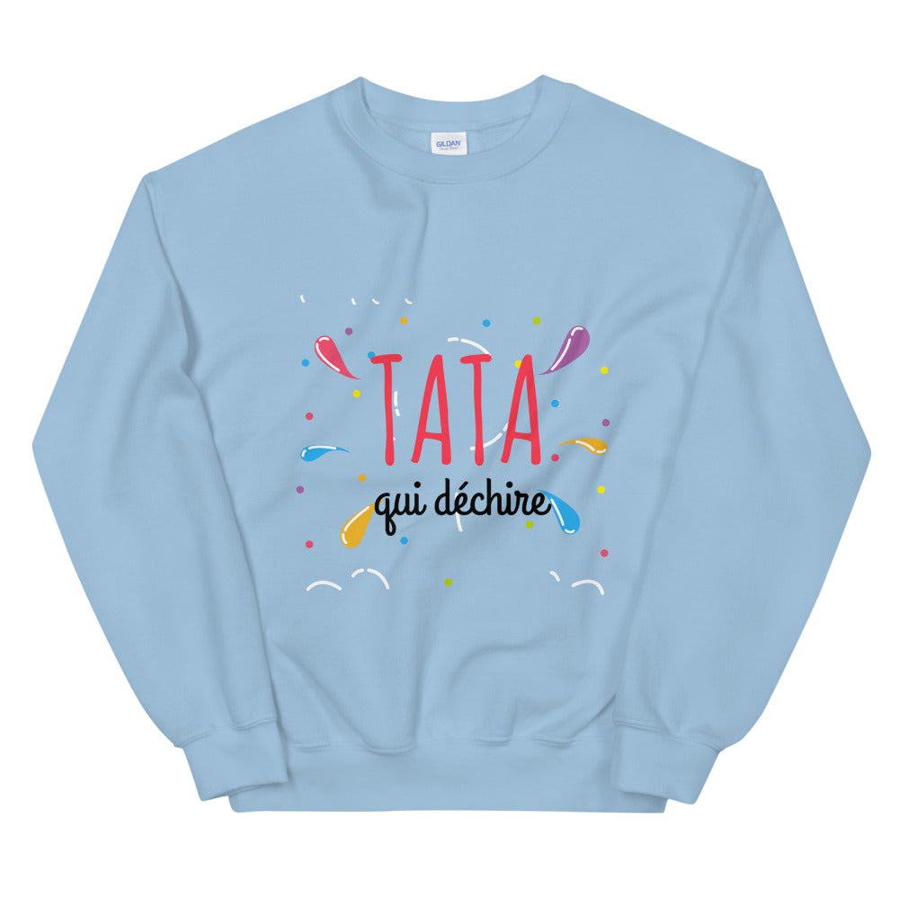 Sweat Tata qui déchire Unisexe à Col Rond