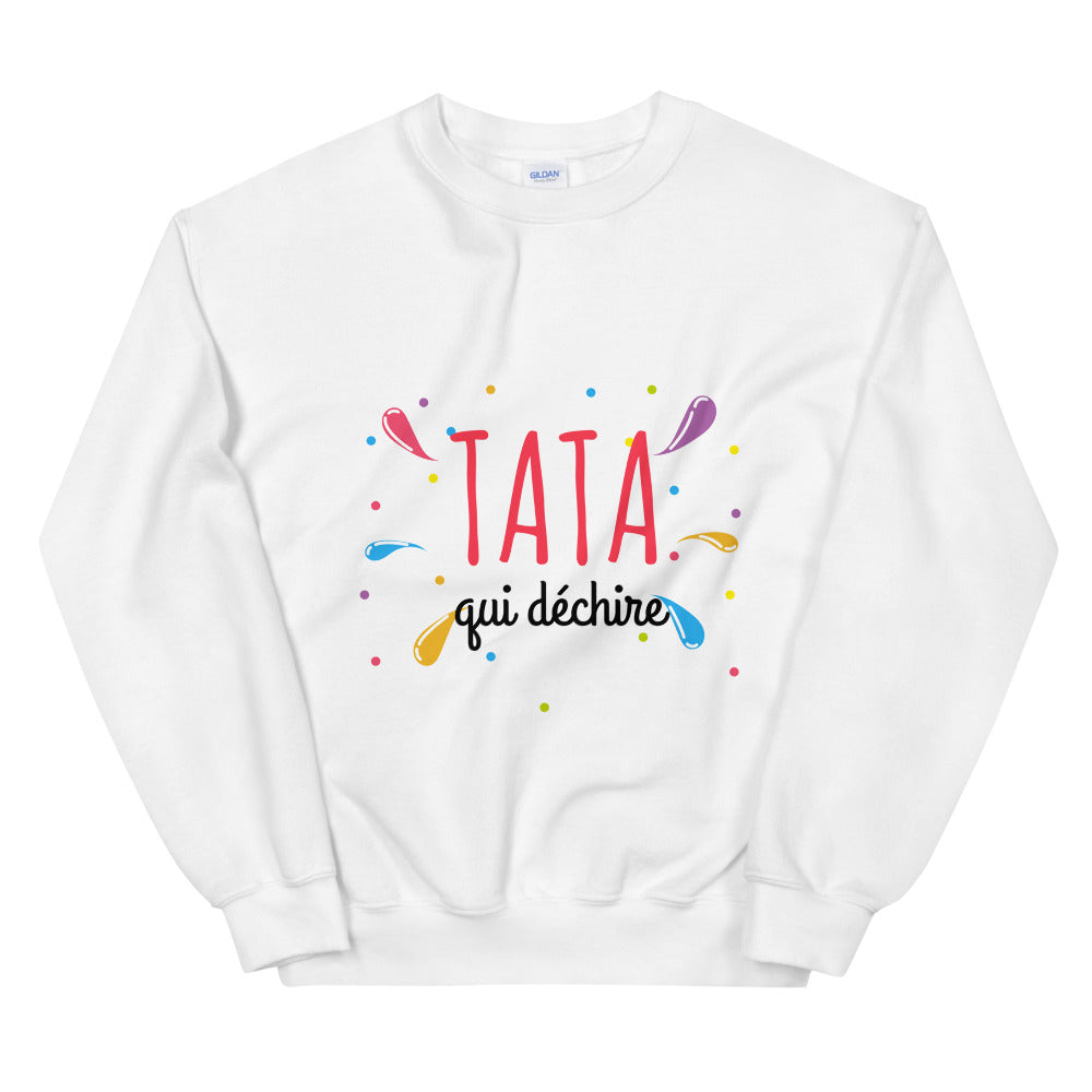 Sweat Tata qui déchire Unisexe à Col Rond