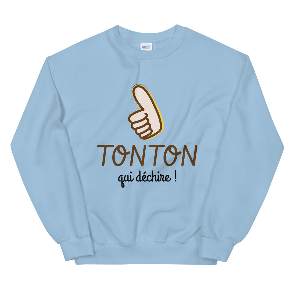 Sweat Tonton qui déchire Unisexe à Col Rond