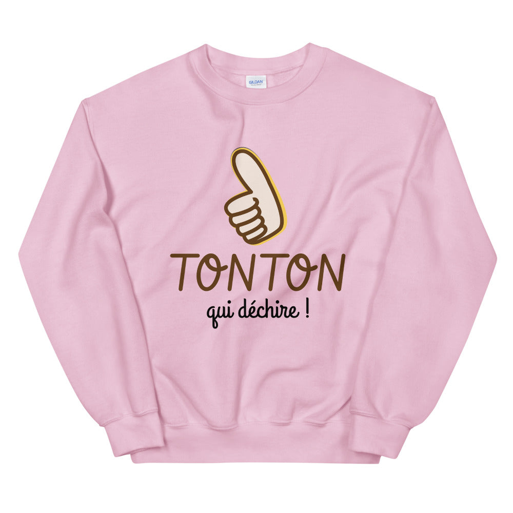 Sweat Tonton qui déchire Unisexe à Col Rond