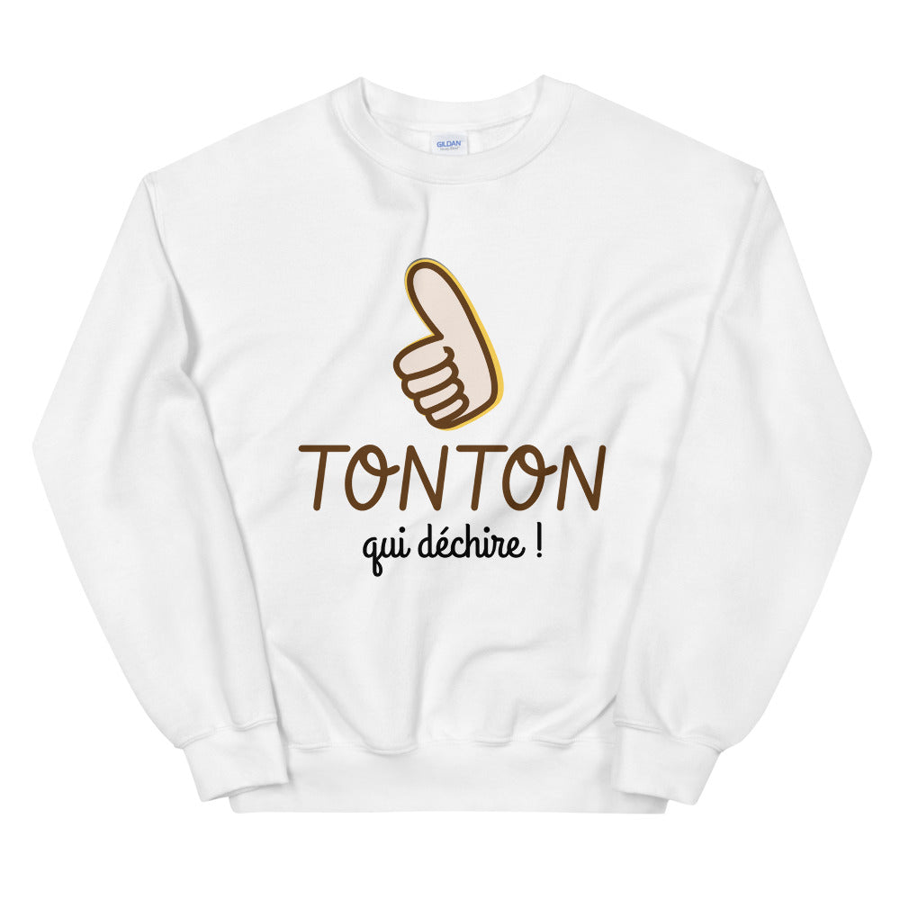 Sweat Tonton qui déchire Unisexe à Col Rond