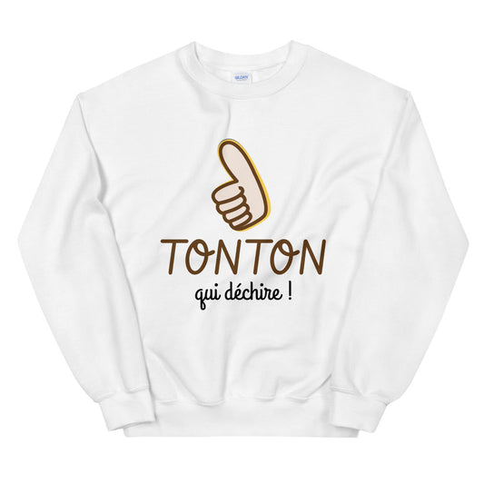 Sweat Tonton qui déchire Unisexe à Col Rond