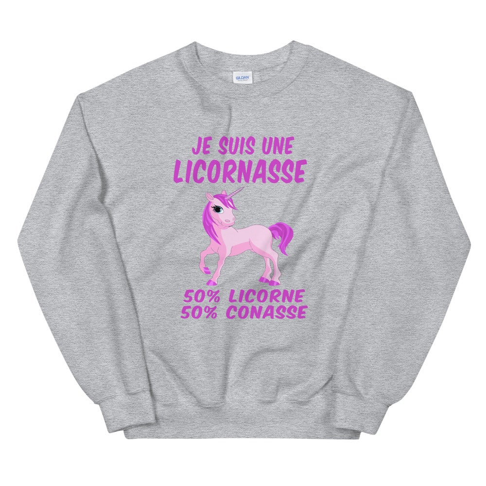 Sweat Unisexe "Je suis une Licornasse.."