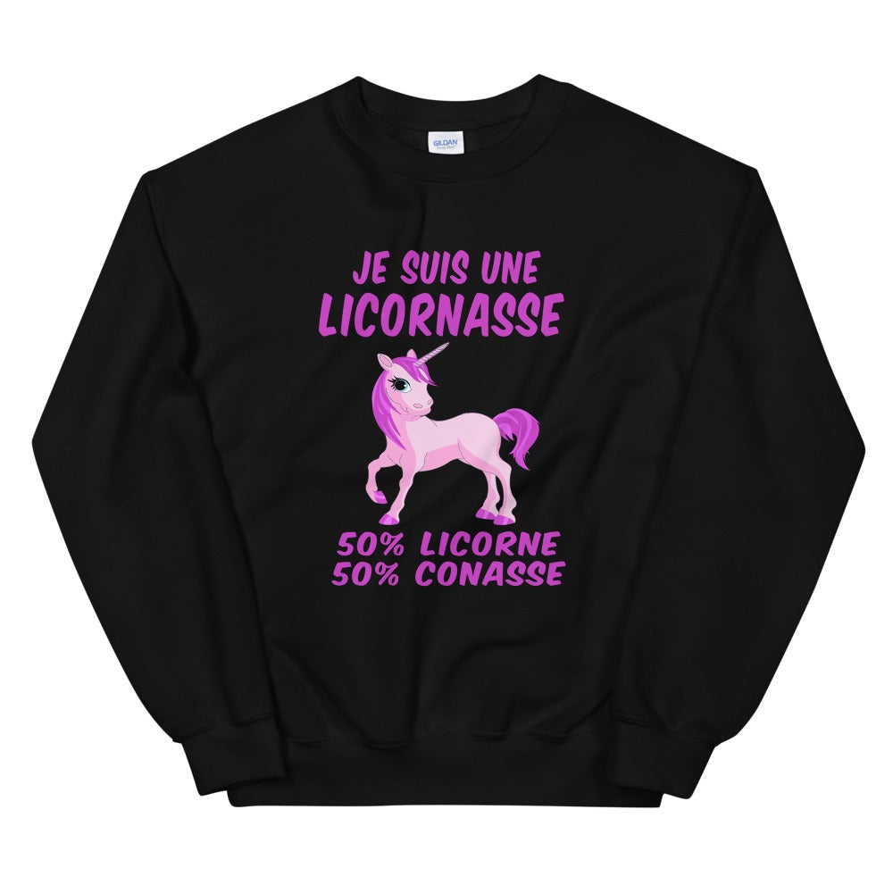 Sweat Unisexe "Je suis une Licornasse.."
