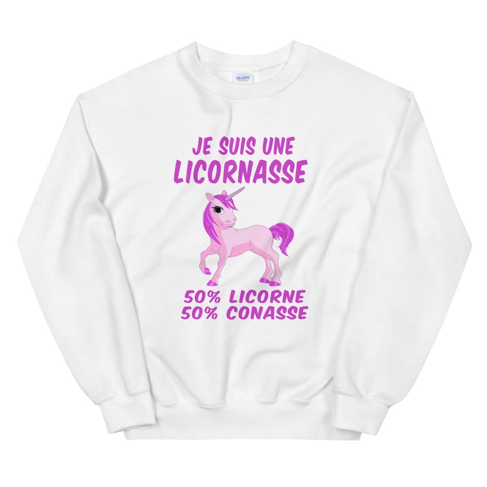 Sweat Unisexe "Je suis une Licornasse.."