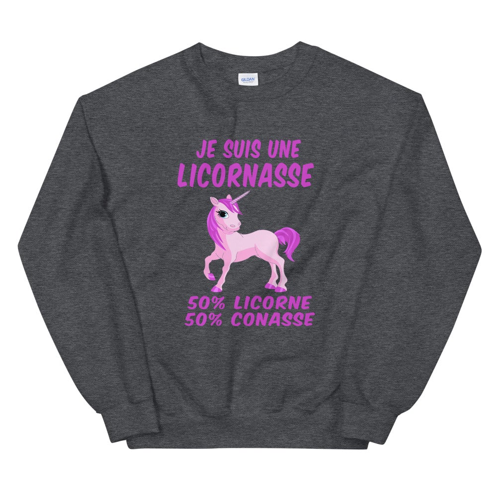 Sweat Unisexe "Je suis une Licornasse.."
