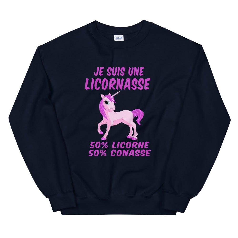 Sweat Unisexe "Je suis une Licornasse.."
