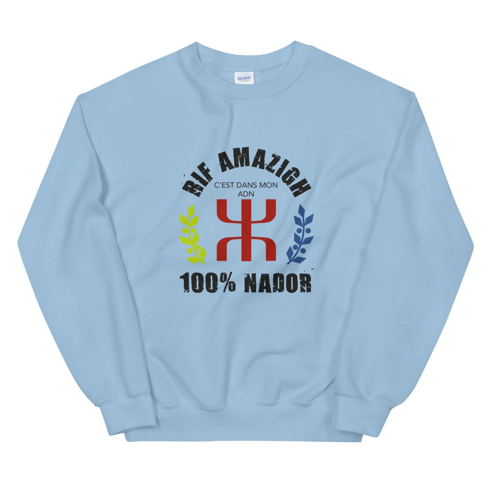 Sweat Unisexe "Rif Amazigh 100% Nador"