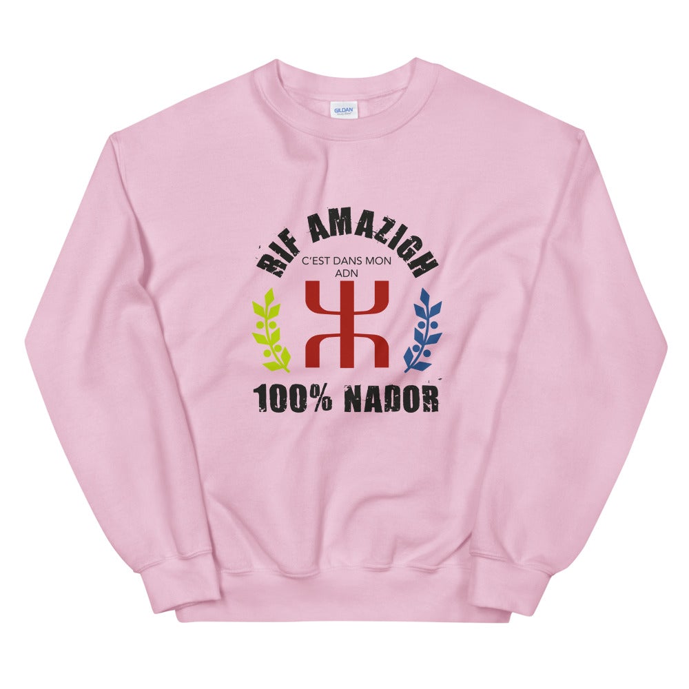 Sweat Unisexe "Rif Amazigh 100% Nador"