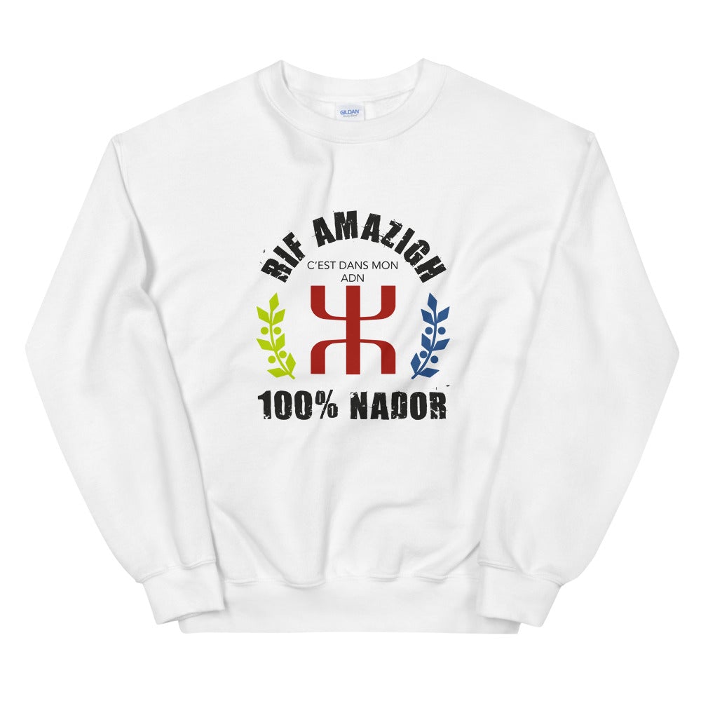 Sweat Unisexe "Rif Amazigh 100% Nador"
