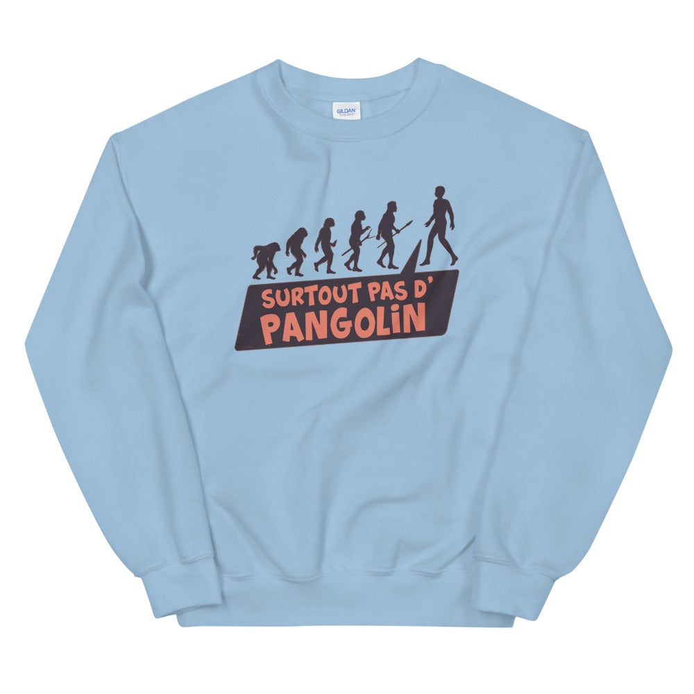 Sweat Unisexe "surtout pas d'pangolin"