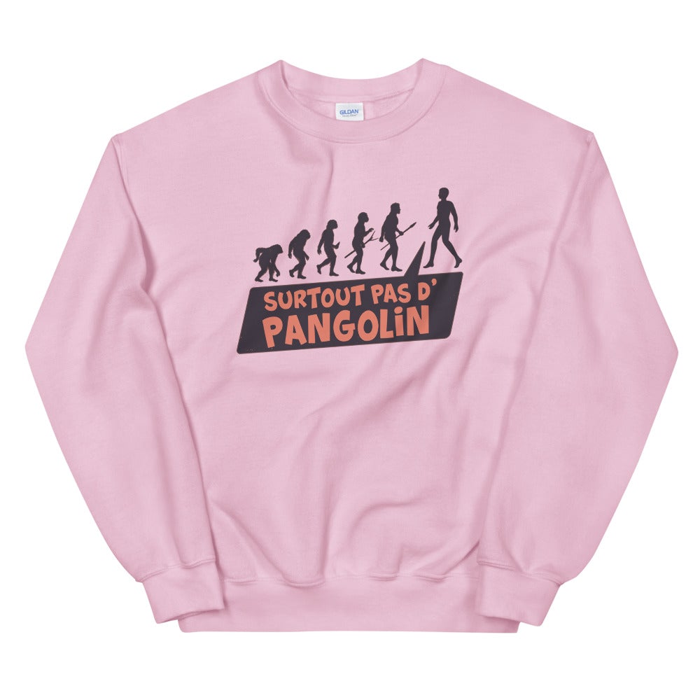 Sweat Unisexe "surtout pas d'pangolin"