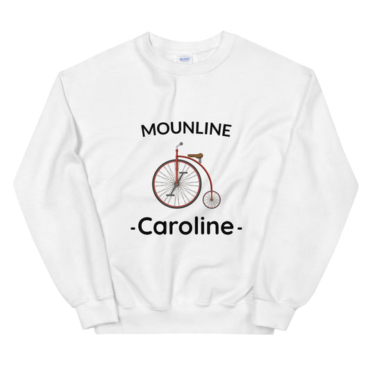 Sweat vélo club Mouline Caroline Unisexe à Col Rond