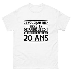 T-Shirt Homme Anniversaire 20 ans