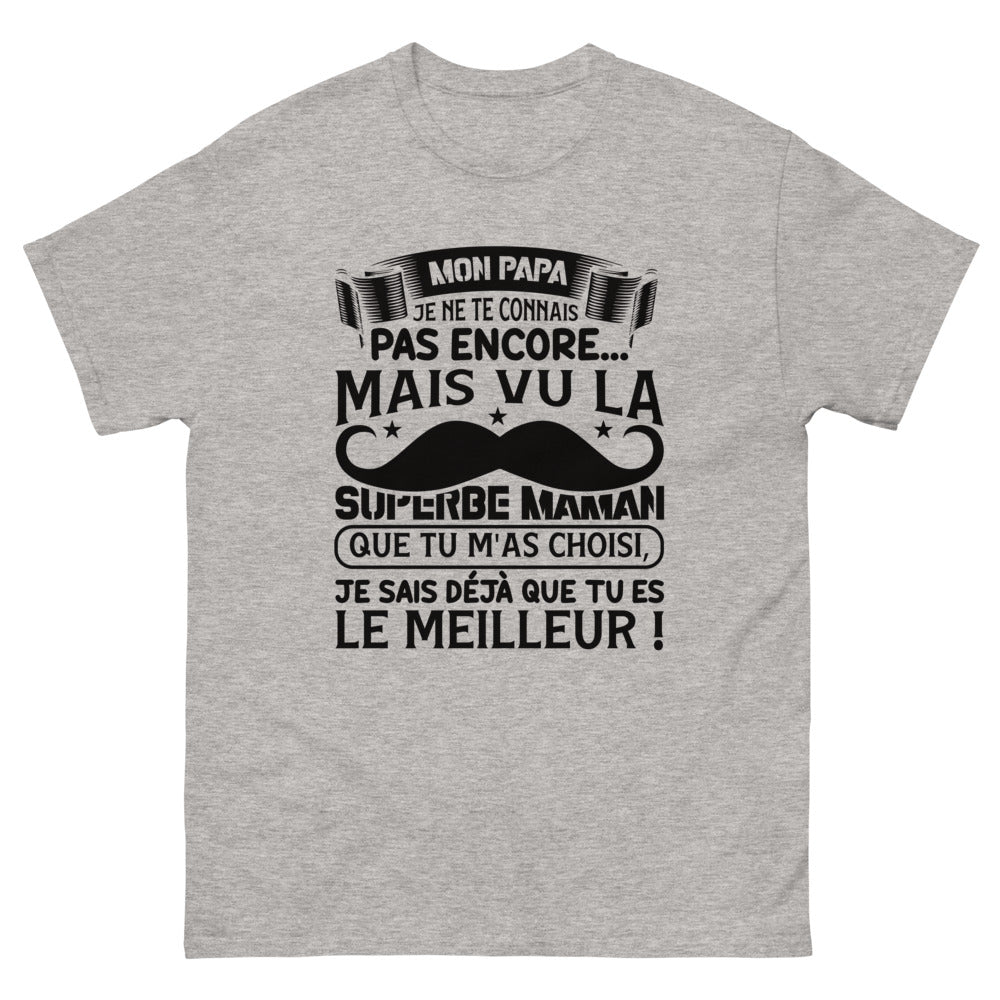 T-shirt Annonce de grossesse idée Cadeau Futur Papa