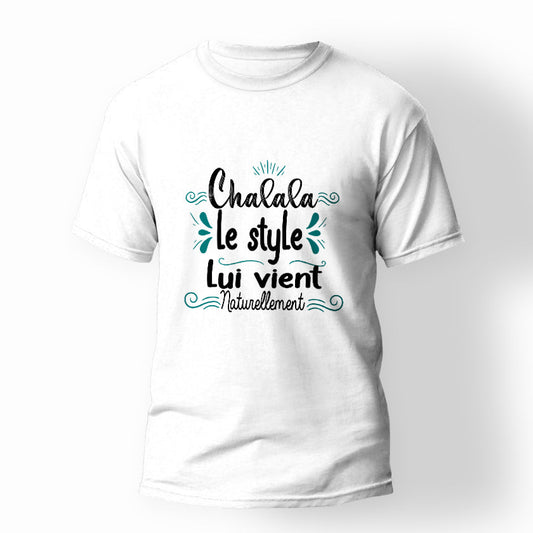 T-shirt Chalala le style lui vient naturellement