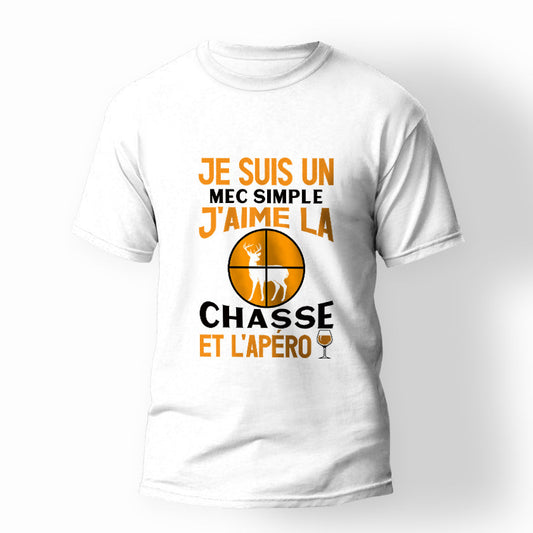 T-shirt chasse et Apéro