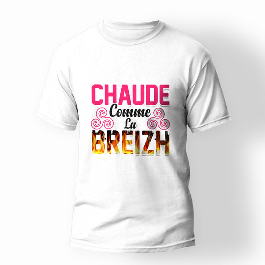 T-shirt chaude comme la Breizh