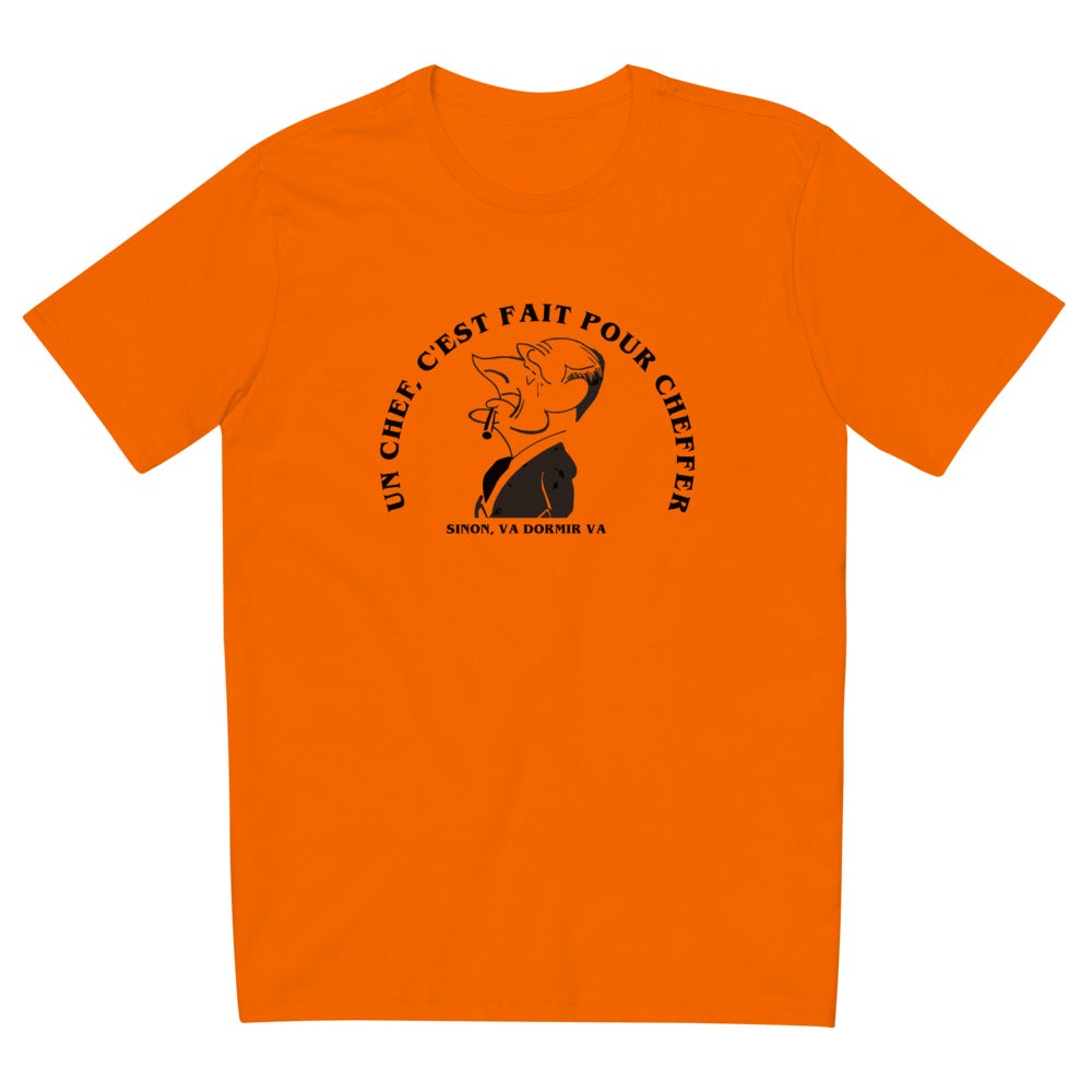 T-shirt Chirac un chef c'est fait pour cheffer