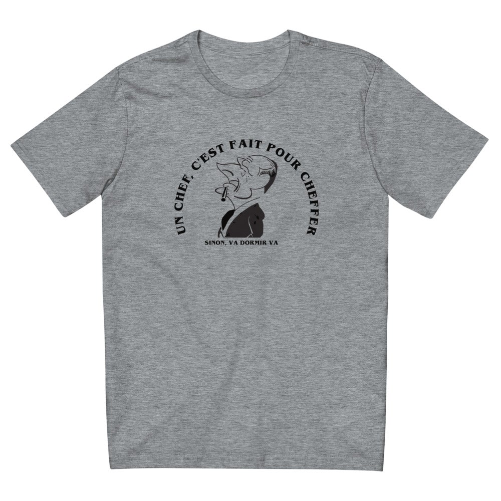 T-shirt Chirac un chef c'est fait pour cheffer