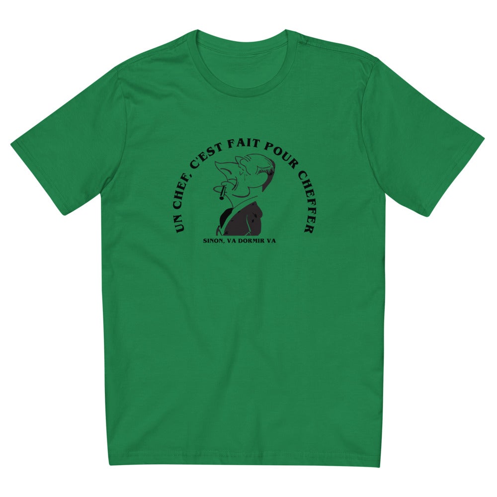 T-shirt Chirac un chef c'est fait pour cheffer