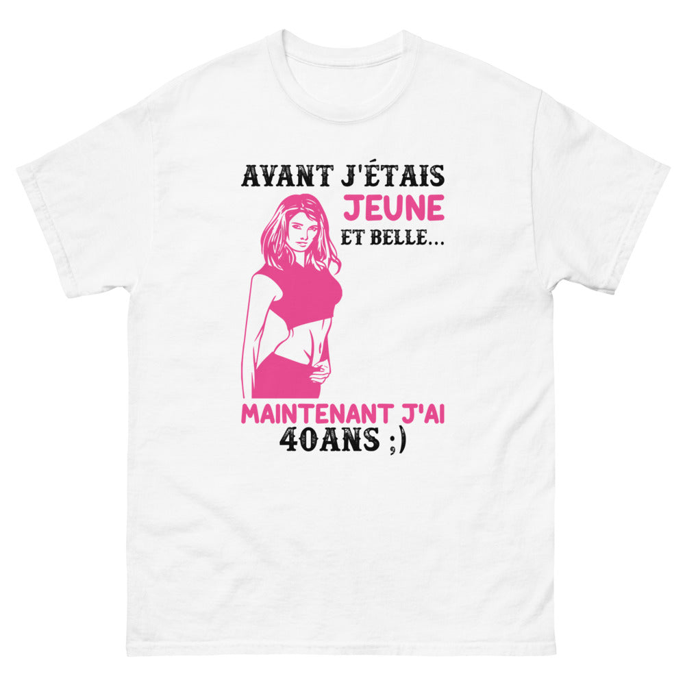 Tee-shirt Anniversaire 40 ans Femme - cadeaux