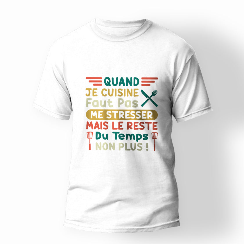 T-shirt cuisine chef cuisinier
