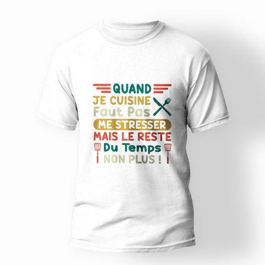 T-shirt cuisine chef cuisinier
