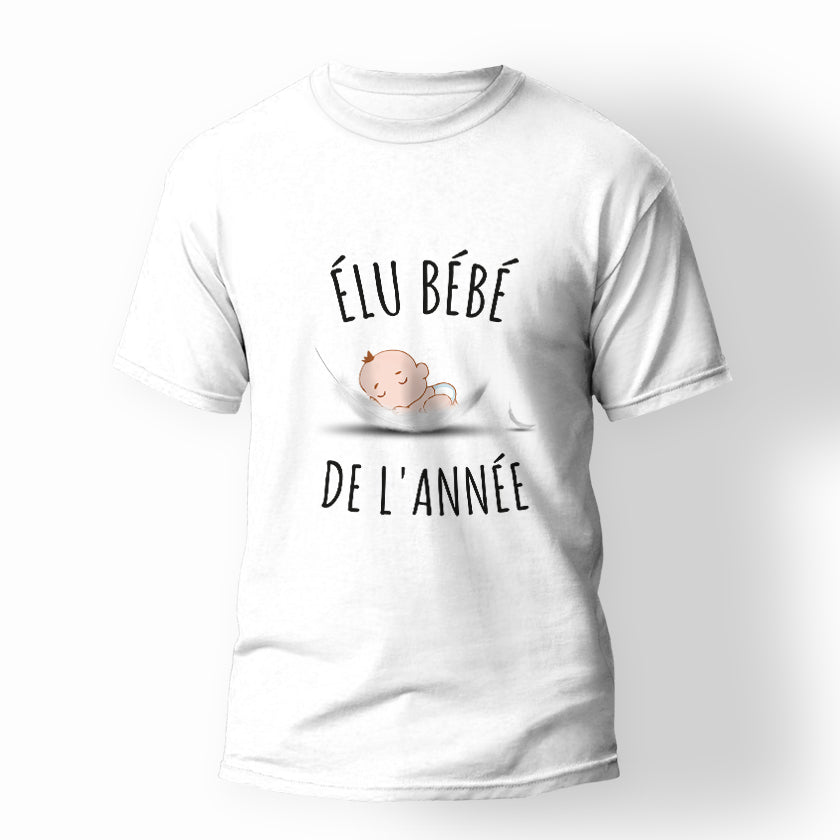 T-shirt Élu bébé de l'année