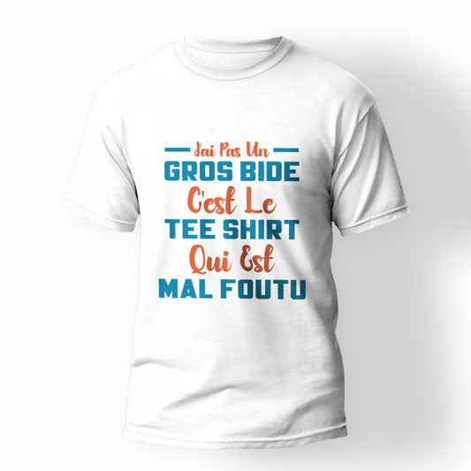 T-shirt gros bide