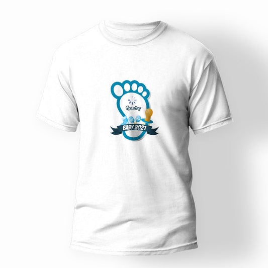 T-shirt grossesse petit pied "Bébé Loading"
