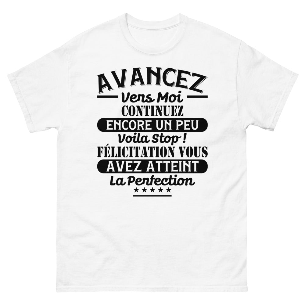 T-shirt humour avancez vers moi