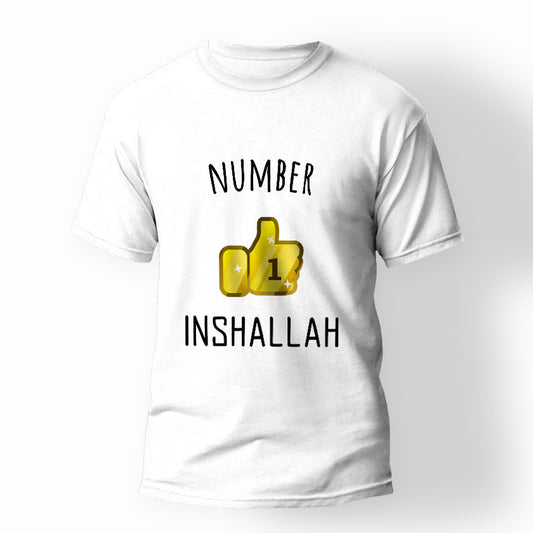 T-shirt INSHALLAH, Number 1 InshAllah