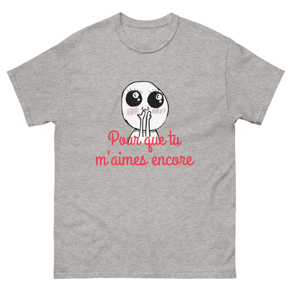 T-shirt mignon pour que tu m'aimes encore trolle face