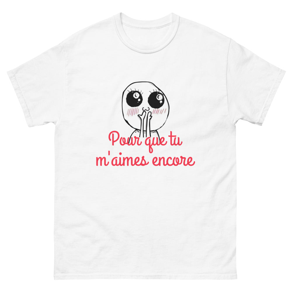 T-shirt mignon pour que tu m'aimes encore trolle face